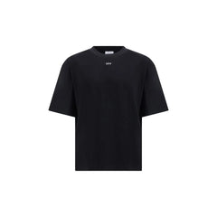 Off-White Black Cotton T-Shirt - L