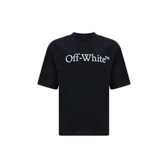 Off-White Black Cotton T-Shirt - S