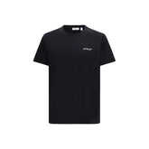 Off-White Black Cotton T-Shirt - T-Shirts