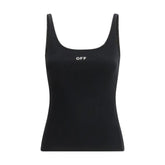 Off-White Black Cotton Top