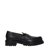 Off-White Black Leather Slip-On Loafers - EU41/US8