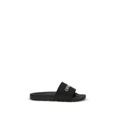 Off-White Black Slides with Bookish Logo - EU41/US8 - Sandals