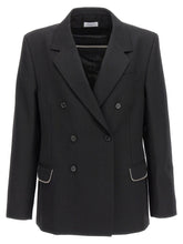 Off-White Black Virgin Wool Blazer