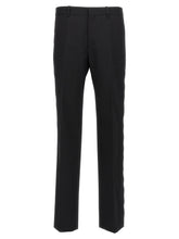 Off-White Black Virgin Wool Dress Pants