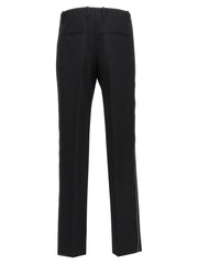 Off-White Black Virgin Wool Dress Pants