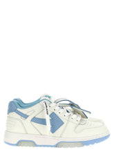 Off-White Blue Bovine Leather Low Top Sneakers - EU42.5/US9.5