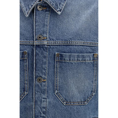 Off-White Blue Cotton Denim Jacket