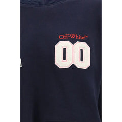 Off-White Blue Cotton Sweatshirt - M