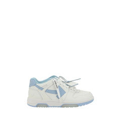 Off-White White Calf Leather Bos Taurus Athletic Sneakers