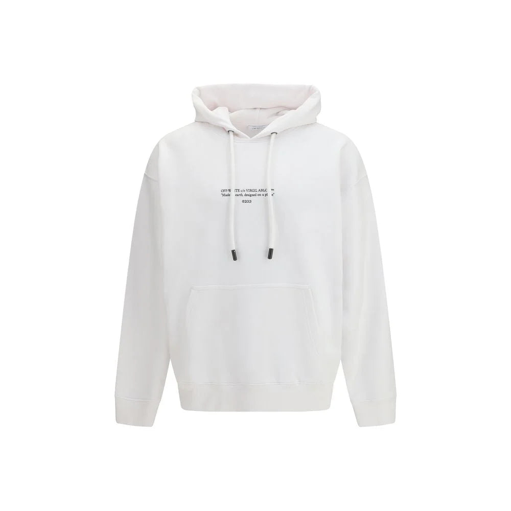 Off-White White Cotton Sweatshirt