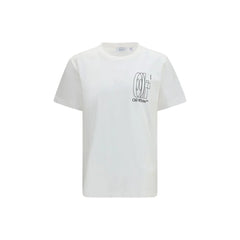 Tricou Off-White, alb, bumbac