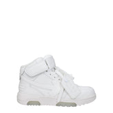 Off-White White Leather High Tops - Sneakers