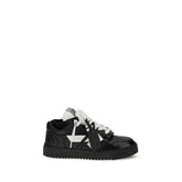 Off-White Multicolor Calf Leather Bos Taurus Athletic Sneakers - EU45/US12