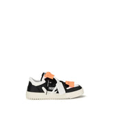Off-White Multicolor Calf Leather Bos Taurus Low Top Sneakers