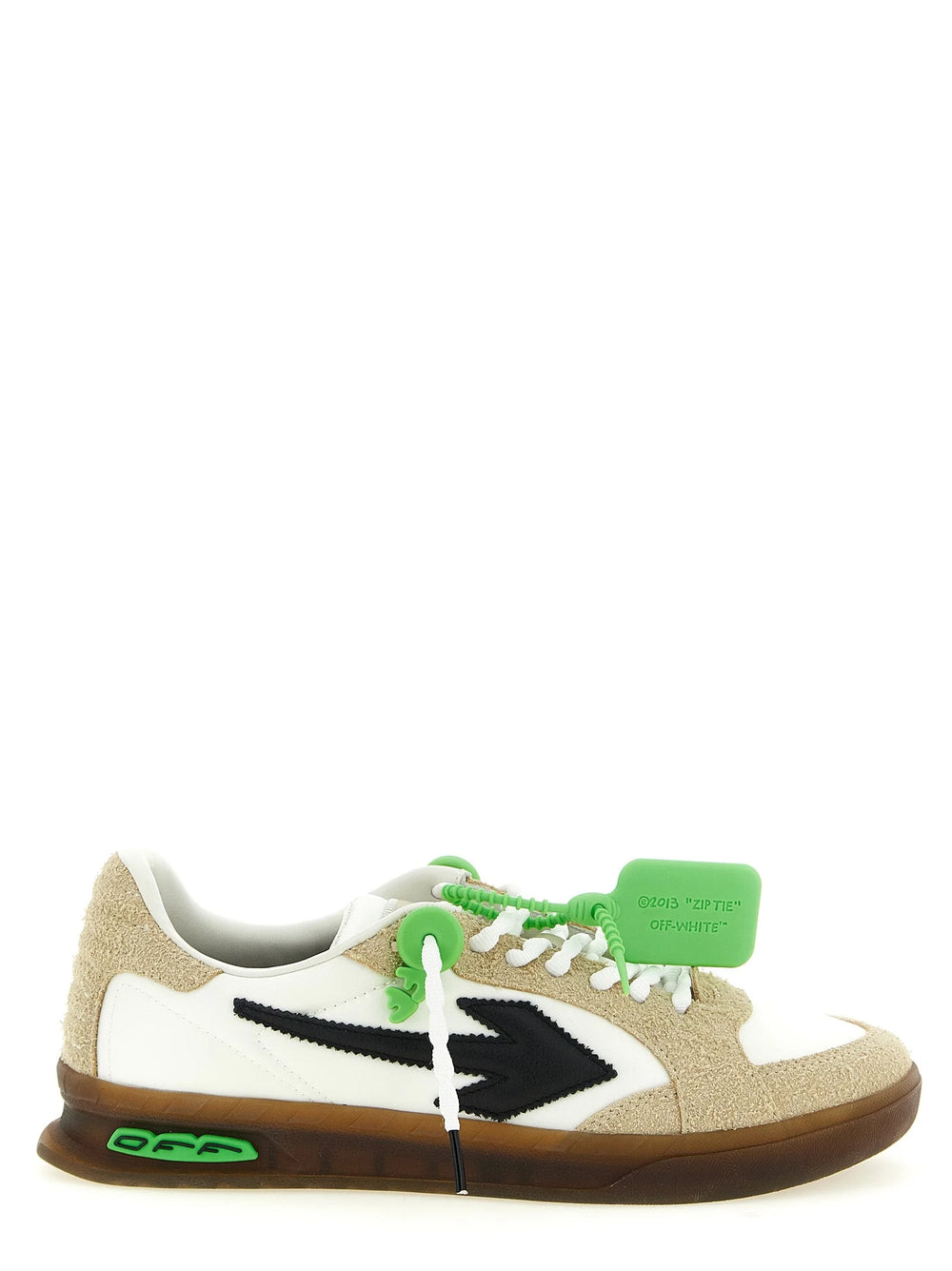 Off-White multifarvede atletiske sneakers i nylon