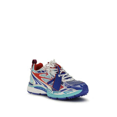 Off-White Multicolor Polyester Athletic Sneakers - EU42/US9