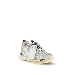Off-White Multicolor Polyethylene Athletic Sneakers - EU39/US9
