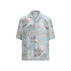 Off-White Skjorte i flerfarvet viscose med mønster - IT50 | L
