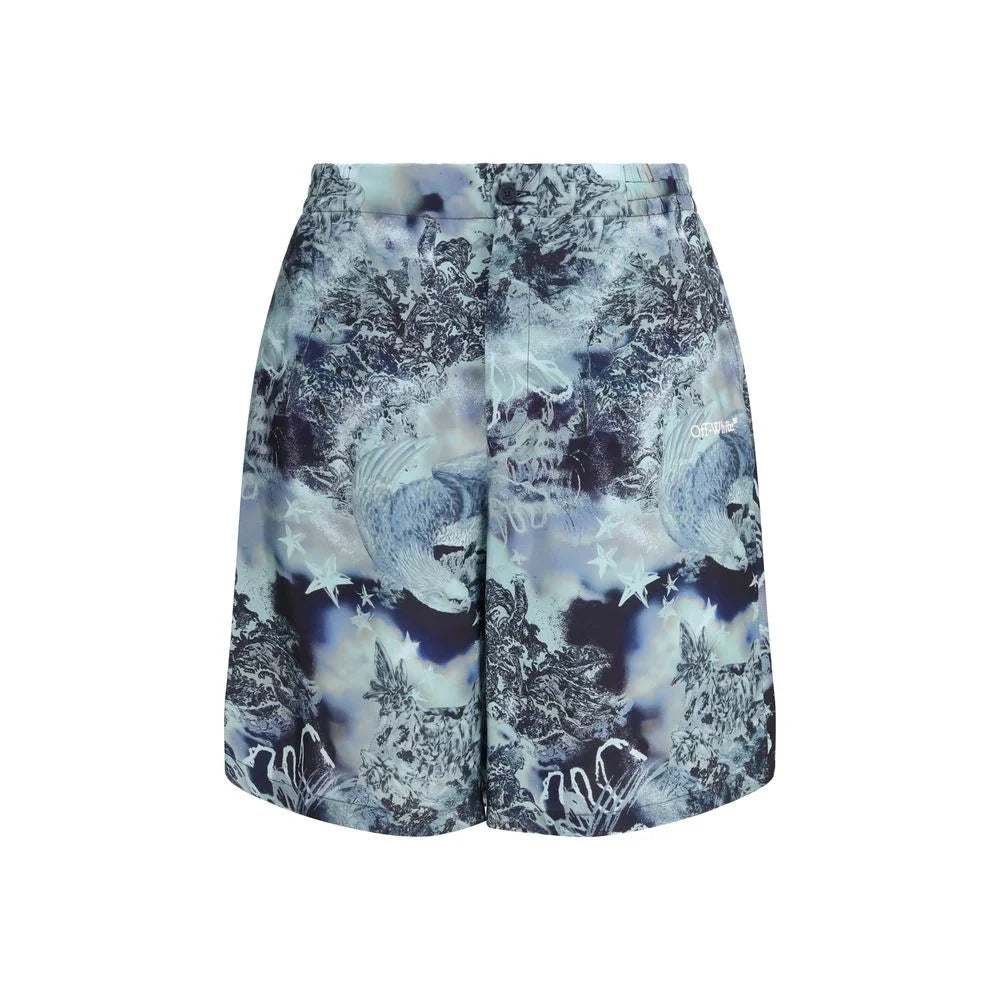 Off-White Multicolor Viscose Shorts - IT50 | L
