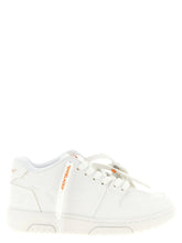 Off-White Orange Plastic Athletic Sneakers