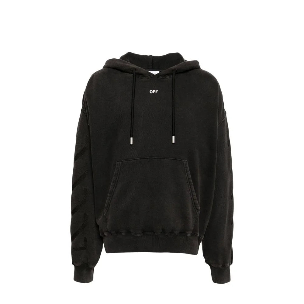 Off-White St. Matthew Over Cotton Hoodie Sweatshirt - S - Hoodies