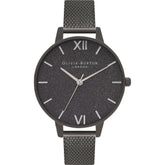 Olivia Burton Black Stainless Steel Watch