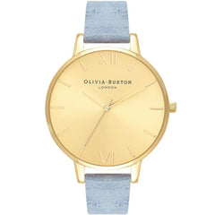 Olivia Burton Blue Artificial Leather Watch