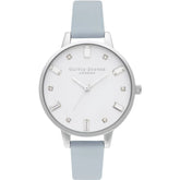 Olivia Burton Blue Artificial Leather Watch