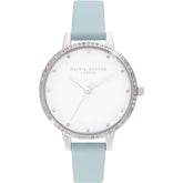 Olivia Burton Blue Artificial Leather Watch