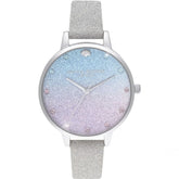 Olivia Burton Gray Artificial Leather Watch
