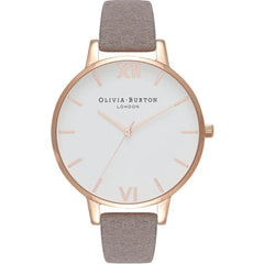 Olivia Burton Gray Artificial Leather Watch