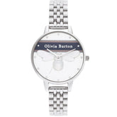 Olivia Burton Silver Stainless Steel Watch