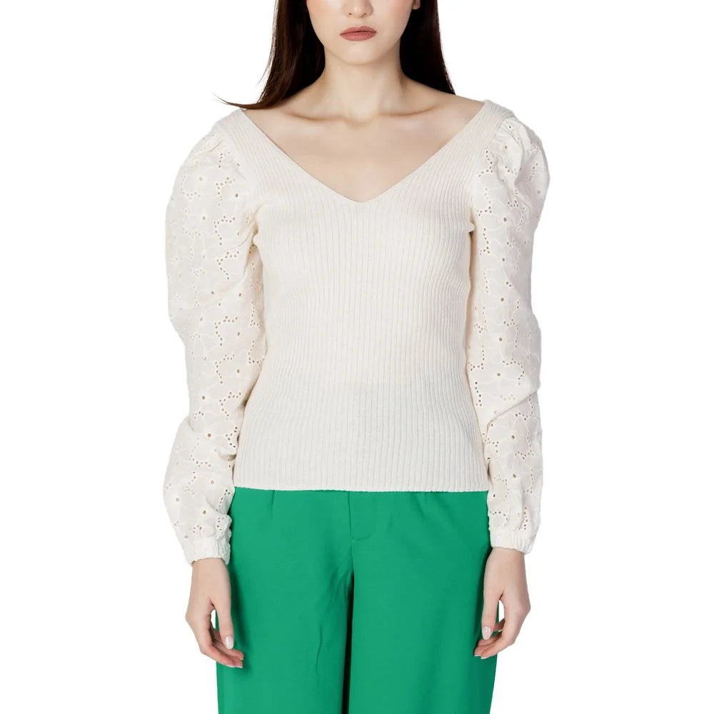 Only Beige Cotton Sportswear - IT44|L - Sweaters