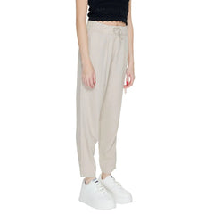 Only Beige Linen Pant - Trousers