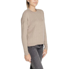 Only Beige Marabou Sweater - IT44|L