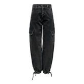 Only Black Cotton Boyfriend Jean - W29 | L32 - Jeans