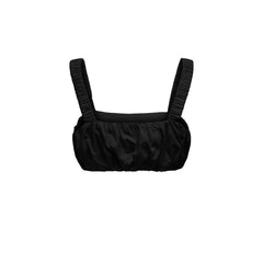 Only Black Cotton Top - IT42|M - Tank Tops