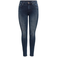 Only Blue Cotton Skinny Jean - Jeans