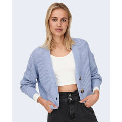 Only Blue Marabou Cardigan - IT44|L - Cardigans
