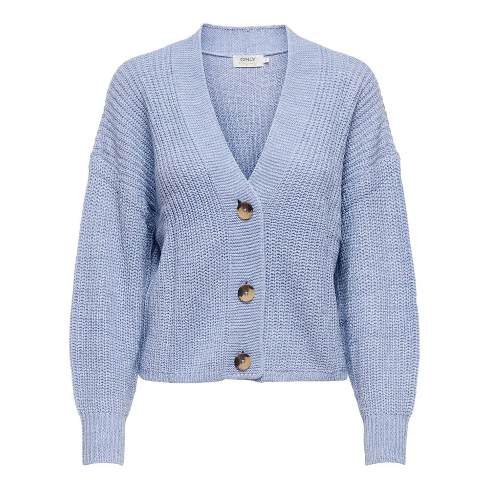 Only Blue Marabou Cardigan - IT44|L - Cardigans