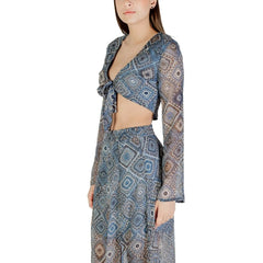 Only Blue Recycled Polyester Top - IT42|M - Blouses