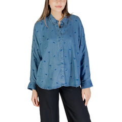 Only Blue Tencel Blouse - Blouses