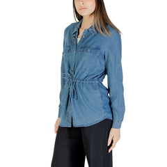 Only Blue Tencel Shirt - Shirts