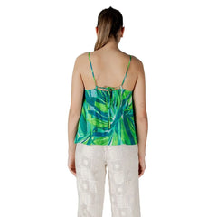Only Green Viscose Tank Top - IT44|L - Tank Tops