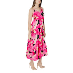 Only Multicolor Viscose Long - Dresses