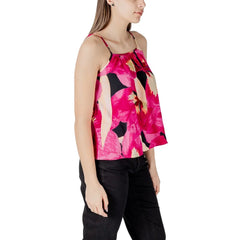 Only Pink Viscose Tank Top - IT44|L - Tank Tops