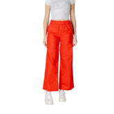 Only Red Cotton Pant - Trousers