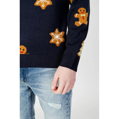 Only & Sons Blue Marabou Sweater - Sweaters