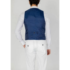 Only & Sons Blue Polyester Waistcoat - Vests