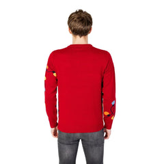 Only & Sons Red Marabou Sweater - Sweaters